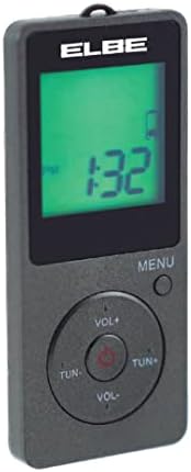 Elbe RF95 Radio Digital Am-FM Deportiva, Color Negro