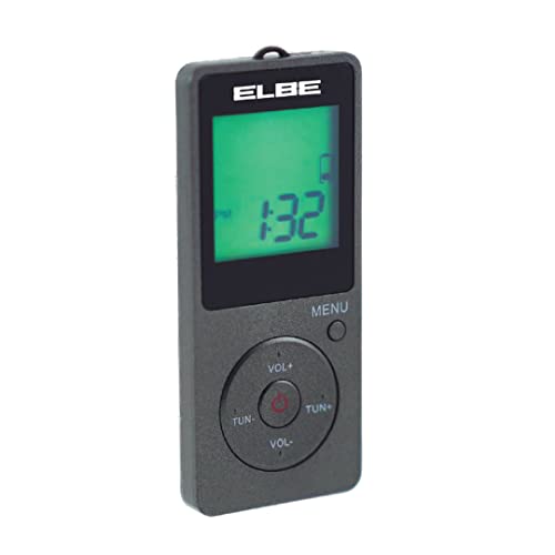 Radio numérique Portable ELBE RF95 Sportive AM/FM Gris foncé