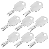Milisten 8Pcs Forklift Key Replacement for Industrial Equipment Compatible with Models Essential Tool for Efficient Forklift Maintenance and Repair