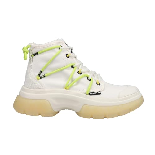 Palladium Womens Pallawave Lace It Platform Sneakers Shoes Casual - White - Size 5 M