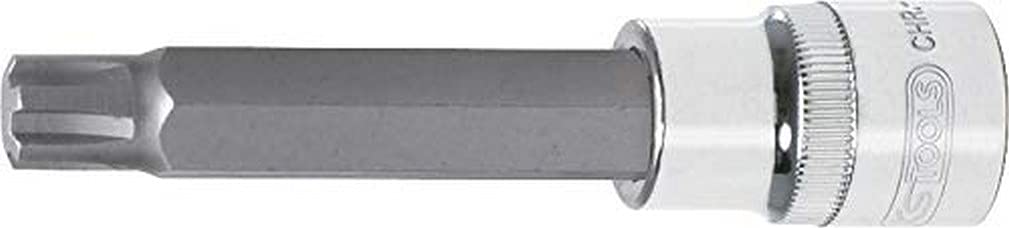KS Tools 918.5309 1/2-Inch CHROMEplus Bit RIBE Long M10 240 mm Socket
