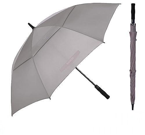 Image of Golf Umbrella Large 62 /68 /72 Inch, Extra Large Oversize Double Canopy Vented Windproof Waterproof Umbrella, Automatic Open Golf Umbrella for Men and Women and Family