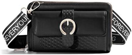 Richeart Purses for Women - Vegan Leather Phone Wallet with Card Slots - Crossbody Bag Adjustable Strap