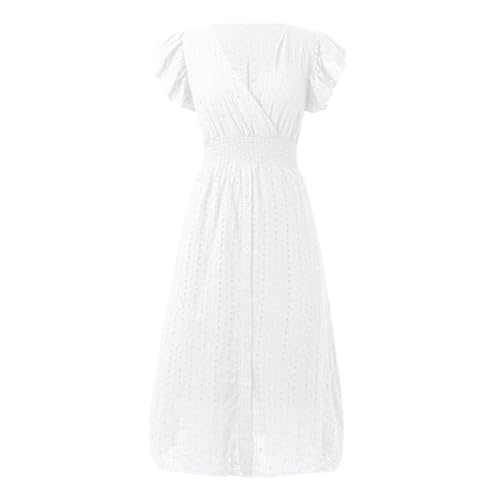 Vestido feminino plus size para convidada de casamento, vestido midi com estampa floral, gola V, man