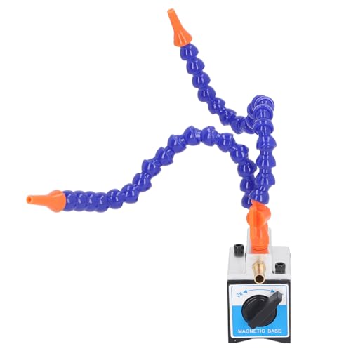 Hamwesh Magnetische Basenschläuche G1/4 in G1/2 -Out, Einstellbares Flexibles Kühlmittelrohr mit Stabiler Unterstützung für die Verarbeitung von Ölinjektorenmaschinen
