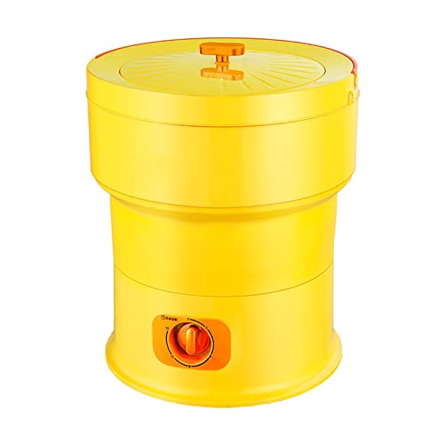 YXW Lavadoras Lavadoras, Mini Lavadora de Campamento, UV Operación de la Perilla Simple de luz de luz Azul y ozono, Mango portátil, for artículos pequeños como Calcetines de Ropa Interior Cover