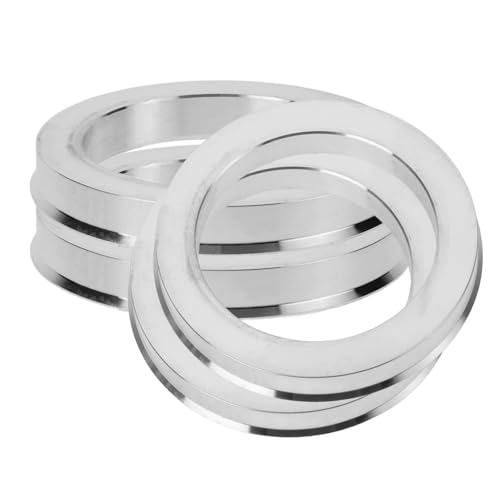 TOKIDNY 4 Piezas De Decoración para Bujes De Vehículos Todoterreno, Anillos De Centrado Estéticos Exteriores, Adaptadores De Orificio Central, Anillos De Centrado Personalizados