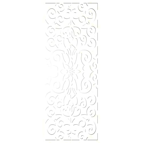 Image of Buel Decorative Pierced Fretwork Wood Wall Panels, 11 3 /8 inchW x 29 3 /8 inchH x 3 /8 inchT, Birch