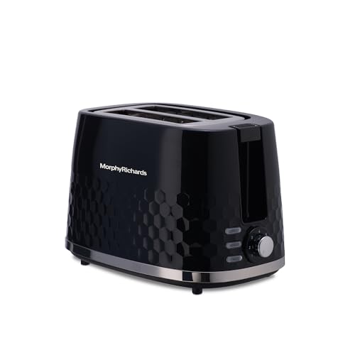 Morphy Richards Hive Series Pop Up Toaster With 2 Slice, Glossy Black, 850 Watts view 2