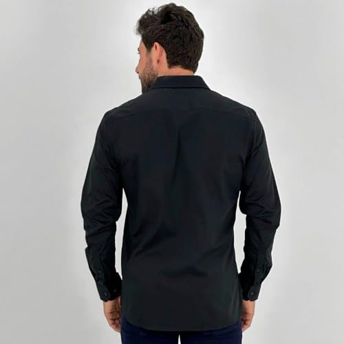 Camisa Individual Slim Manga Longa Masculina