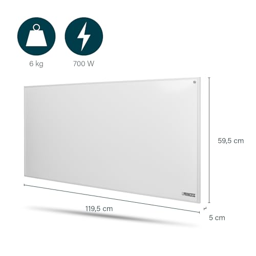 Princess 01.348070.02.001 Intelligente Infrarot- Panel- Heizung-4