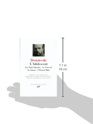 L'Adolescent: Les Nuits blanches ; le Sous-sol