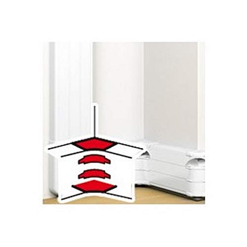 Legrand 075626 Angle Intérieur pour Goulotte à Clippage Direct Mosaic, 50mm x 180mm, Blanc