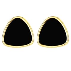 Black Triangle-14K Gold Plated
