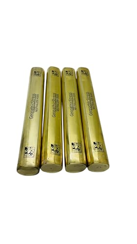 Image of Geopathic Stress Rods /Geopathic Neutralizer Brass Rods for Vastu Length 8 Inch Approx Removes Out The Negative Effects and Helps in Improving 4 Pieces