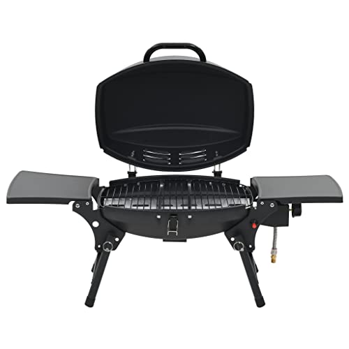 vidaXL Barbecue e Griglia a Gas Portatile con Fornello Nero Cucina per Esterni - 5