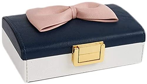 Boîtes de bijoux en cuir avec compartiments colliers bracelets et bagues