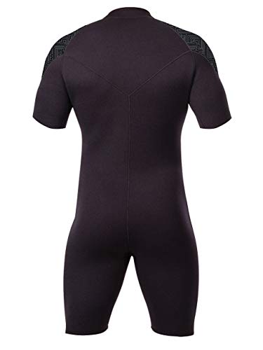 Henderson Thermoprene PRO Mens 3mm Front Zip Shorty Wetsuit 2XL-Tall Black/Graphite - Thumbnail 4