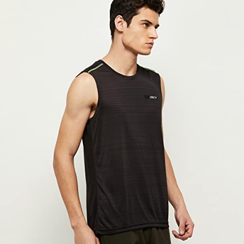 Image of Max Men's Printed Sleeveless Sports T-Shirt