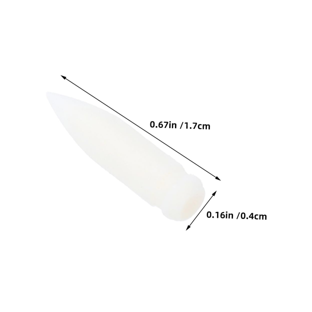 GRIRIW Acrylic Marker Pen Replacement Nibs 20pcs Soft Brush Tip Nylon Easy to Use for Drawing Writing