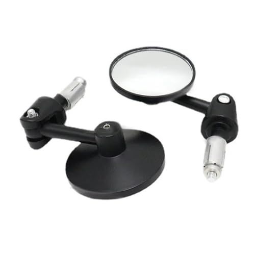 Espejos retrovisores de moto sin vibración plegables para manillares de 7/8