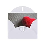 Design unique : cette carte de vœux en forme de cœur rouge a un aspect à la fois tendance et unique, et elle est ouverte et fermée de manière pliante, ce qui rend la carte de vœux intelligente et pratique. Il ne faut que quelques secondes pour l'ouvrir facilement