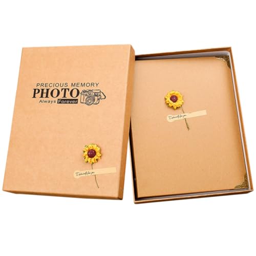 Album photos de mariage vintage en kraft pour mémoires d'enfance