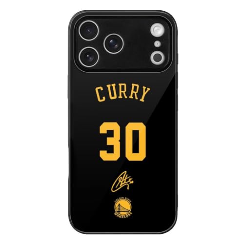 iPhone17 Pro Max用ケース バスケ選手 ステフィン カリー 背番号30 スマホケース アイフォン17 Pro Max用ケース TPU 強化ガラス おしゃれ かわいい 携帯カバー 2025年新型 プレゼント