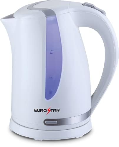 Hervidor eléctrico Eurostar 1.7L gris claro