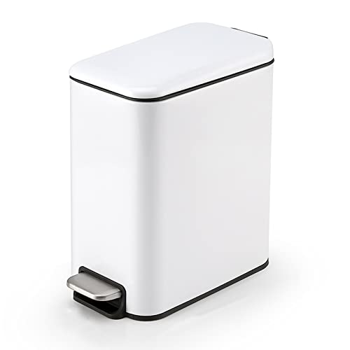 ZXFNVXC Mülleimer Innen-Mülleimer Haushalt Fußbetätigt mit Deckel Edelstahl-Mülleimer für Badezimmer Wohnzimmer Enge Räume 5L/1,3 Gallonen Optional Küchen-S ZXFNVXC Mülleimer Innen-Mülleimer Haushalt Fußbetätigt mit Deckel Edelstahl-Mülleimer für Badezimmer Wohnzimmer Enge Räume 5L/1,3 Gallonen Optional Küchen-S