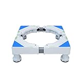 YHJZSM Soporte Reforzado para Lavadora y Frigorífico Base Ajustable para Secadora y Refrigerador Longitud/Ancho 40-68 cm Soporte Universal para Electrodomésticos de Cocina Altura 10-14 cm