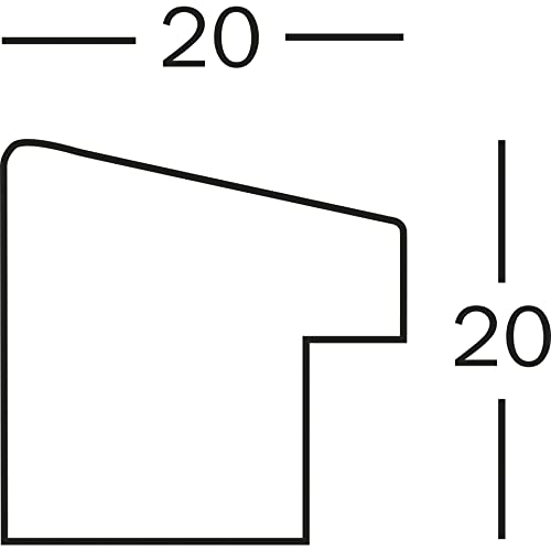 Walther EF315VW Cornice Portafoto Fiorito Bianco 3X10X15Cm Legno Con Passepartout - 4