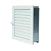Produktbild Warmluftgitter 35x15 weiß Lüftungsgitter Ofengitter