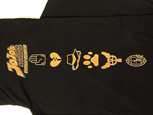 Jojo's Bizarre Adventure Golden Symbols Men's Black Sleep Pajama Pants2