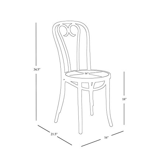 European Bentwood Curlicue Wood Dining Chairs Walnut #TOP3