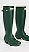Hunter Women's Original Tall Rain Boots, Green, 5 Medium