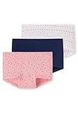 Schiesser Mädchen Unterhose Shorts 3 Pack Unterwäsche, Mehrfarbig 12, 104