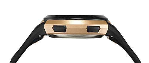 Relógio Monitor Cardíaco, Speedo, 80621G0EVNP3, Preto/ Dourado