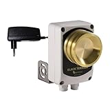 Generico Multitecno Black Terrier Plus con Alimentatore Allontanatore Roditori, Ghiri, Pipistrelli, Ratti