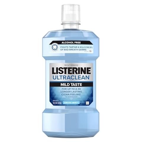 Listerine Ultraclean Zero Alcohol Tartar Control Mouthwash Cover