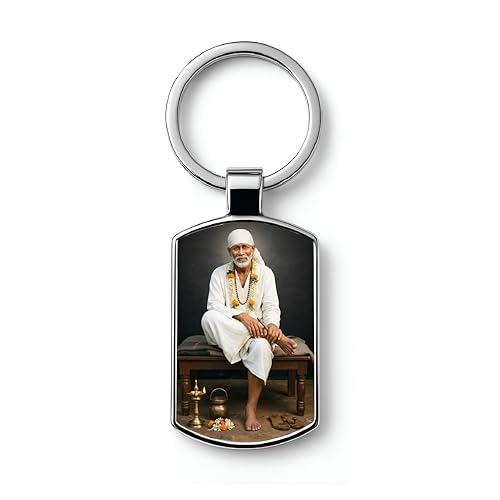 Image of Premium Printed Metal Keychain for Men & Women | High-Definition Artwork Print | Durable Key Ring for Car, Bike, Home & Office Keys | Stylish Decorative Key Holder Gift