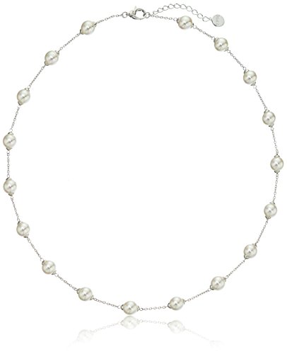 Majorica  Simulated Pearl (8 mm) Station Necklace, 18"