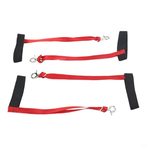Posheliox Cuerda de seguridad para guantes de esquí, correa de muñeca elástica antipérdida con hebilla para deportes de invierno, correa de soporte segura para evitar caídas (niños-4)
