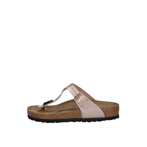 Birkenstock Gizeh Tongs Femme en cuir avec lit de pied anatomique en liège
