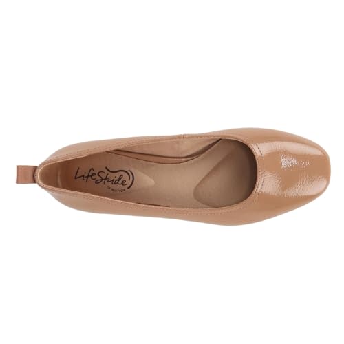 LifeStride Womens Cameo Slip On Ballet Flats Desert Nude Patent 8.5 W by LifeStride - Used condition - Image 2