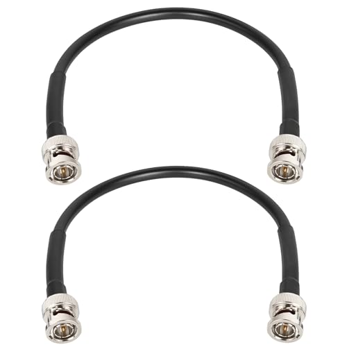 Image of XRDS -RF 12G SDI Cable 1FT 2PCS, SDI Video Cables 3G /6G /12G 75ohm BNC Male Cable Supports HD-SDI /3G /6G-SDI /4K /8K for Video Security Camera SDI Converter