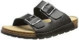 weiches Fussbett Rieker Herren 25690 Slipper, Schwarz, 42 EU