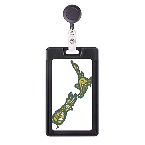 Porte-badge New Zealand Greenery rétractable pour ne plus perdre votre carte