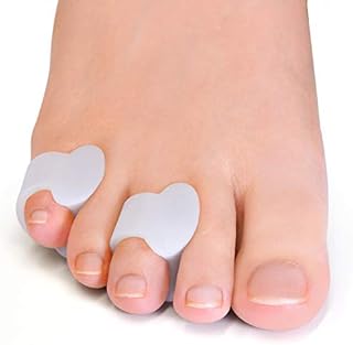 Welnove Gel Toe Separator, Pinky Toe Spacers, Little Toe Cushions for Preventing Rubbing & Relieve Pressure (Pack of 12)