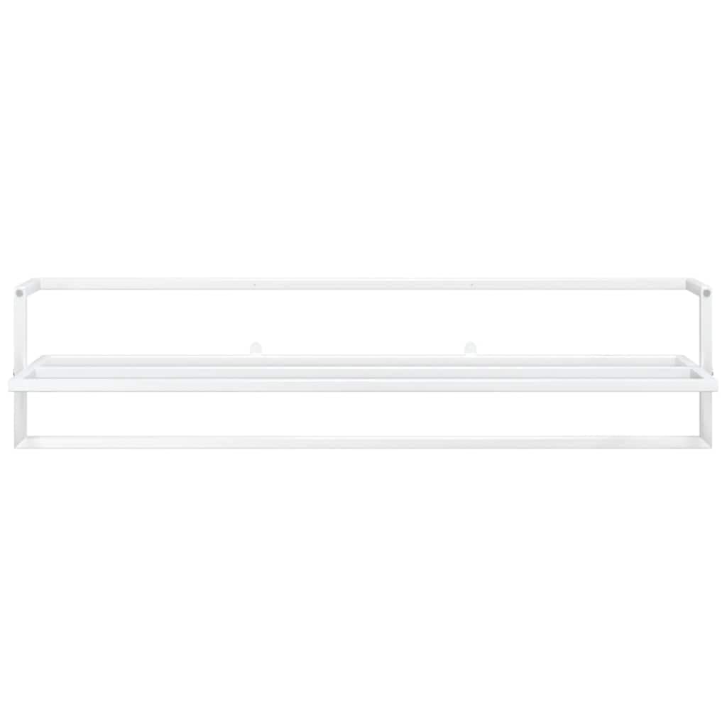 Toallero blanco 95 x 25 x 22 cm hierro